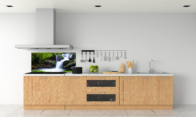 Rivestimento parete cucina con motivo Cascata nella foresta