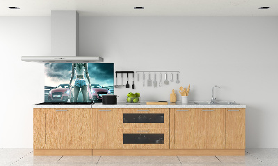 Pannello paraschizzi cucina con tema 