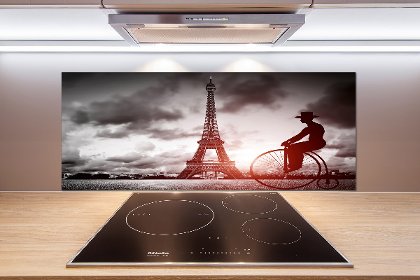 Rivestimento parete cucina con stampa della Torre Eiffel di Parigi