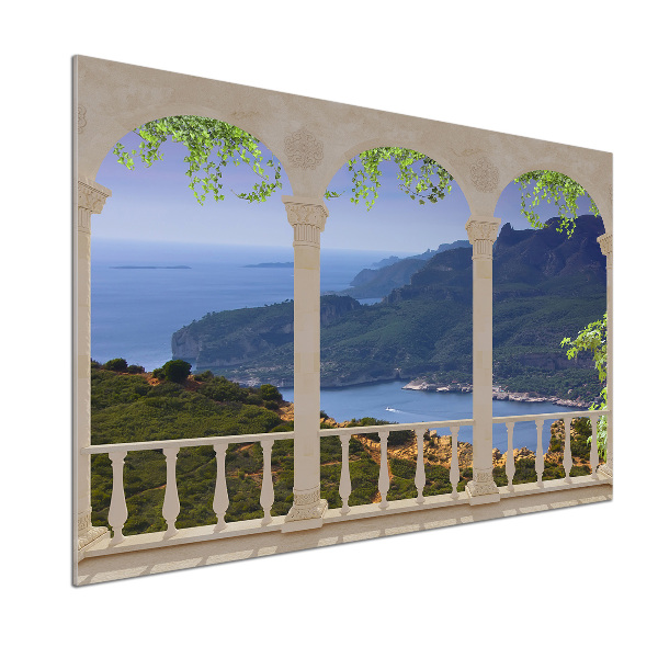 Pannello retrocucina con motivo Vista della baia