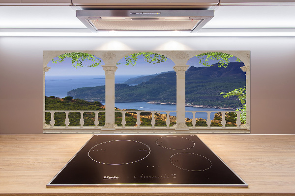 Pannello retrocucina con motivo Vista della baia