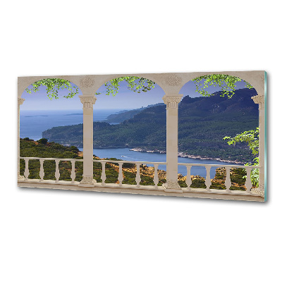 Pannello retrocucina con motivo Vista della baia