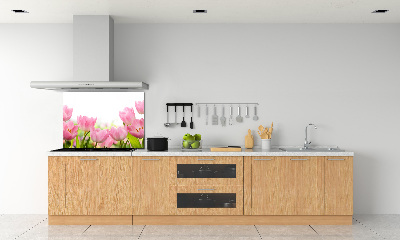 Rivestimento parete cucina con motivo Giardino rosa