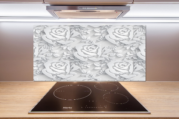 Pannello retrocucina con motivo a rose