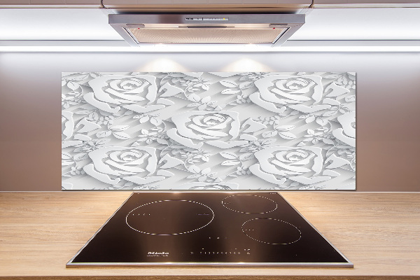 Pannello retrocucina con motivo a rose