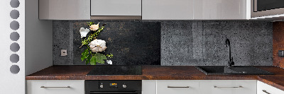 Pannello retrocucina con motivo a tema aglio