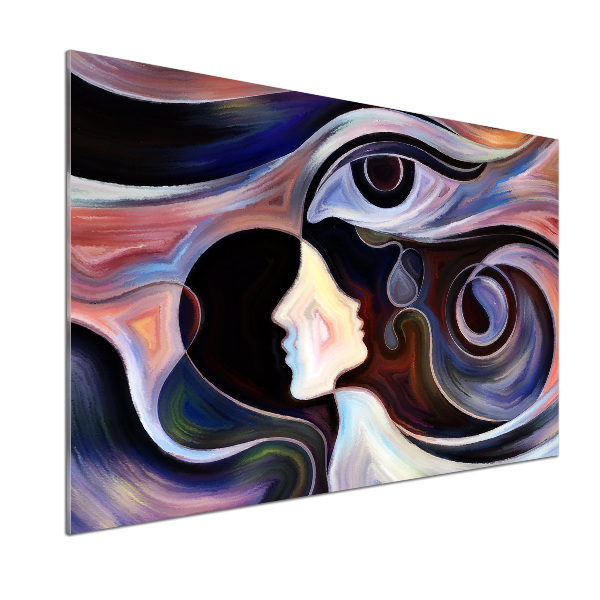 Pannello paraschizzi cucina con motivo astratto