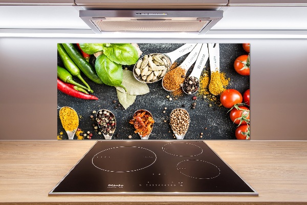 Pannello retrocucina con motivo a miscela di spezie