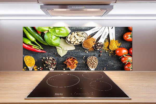 Pannello retrocucina con motivo a miscela di spezie