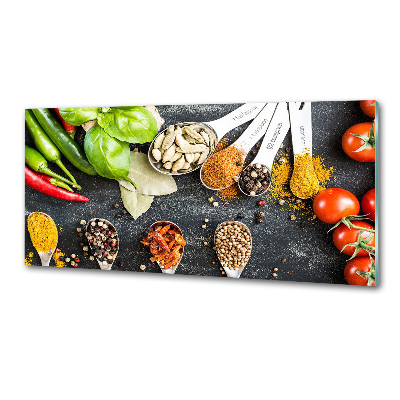 Pannello retrocucina con motivo a miscela di spezie