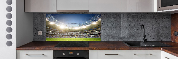 Rivestimento parete cucina a tema stadio
