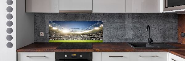 Rivestimento parete cucina a tema stadio