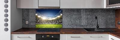 Rivestimento parete cucina a tema stadio