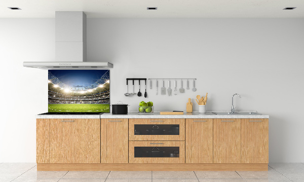 Rivestimento parete cucina a tema stadio