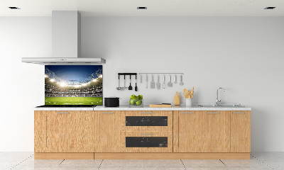 Rivestimento parete cucina a tema stadio