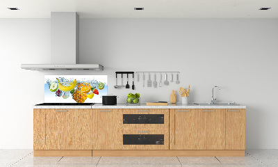 Rivestimento parete cucina con motivo Frutti sott'acqua