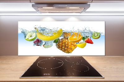Rivestimento parete cucina con motivo Frutti sott'acqua