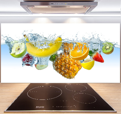 Rivestimento parete cucina con motivo Frutti sott'acqua