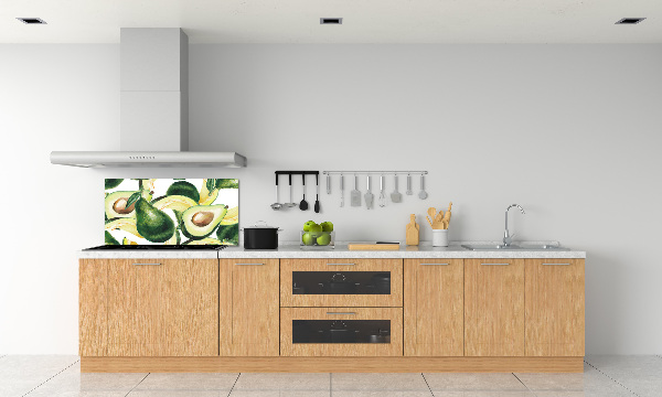 Rivestimento parete cucina con finitura avocado