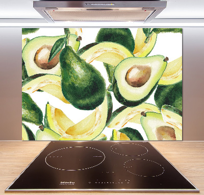 Rivestimento parete cucina con finitura avocado