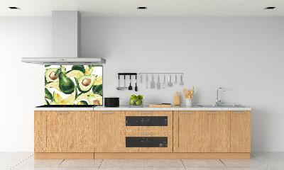 Rivestimento parete cucina con finitura avocado
