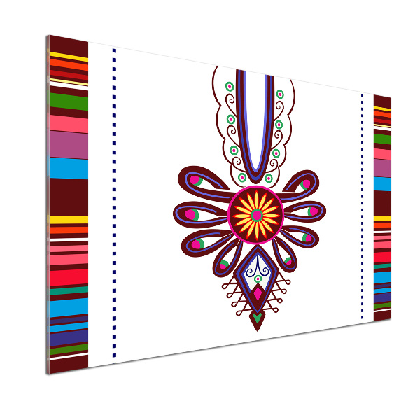 Pannello paraschizzi cucina con modello popolare polacco