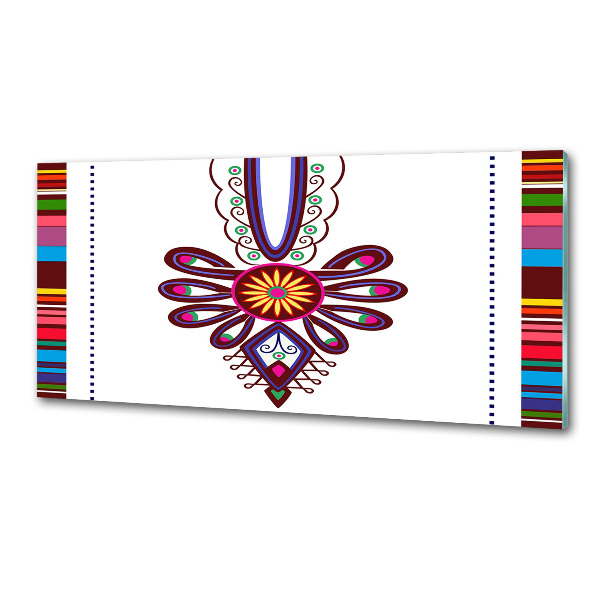 Pannello paraschizzi cucina con modello popolare polacco