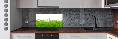 Pannello retrocucina con motivo a erba