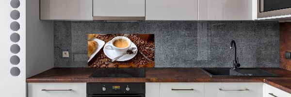 Rivestimento parete cucina in finitura «Caffè aromatico»
