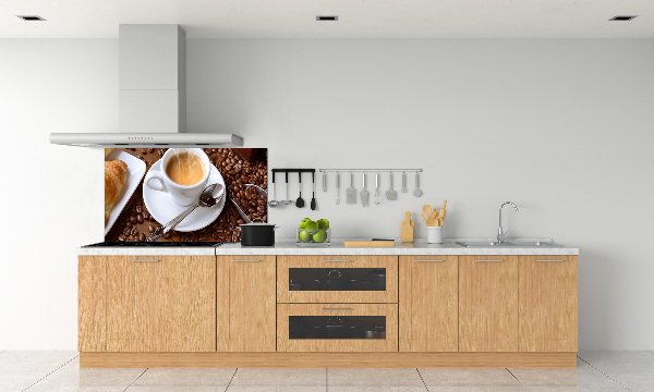 Rivestimento parete cucina in finitura «Caffè aromatico»