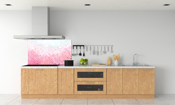 Pannello paraschizzi cucina con motivo Fiori di ciliegio