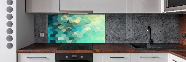 Pannello paraschizzi cucina con motivo a sfondo astratto