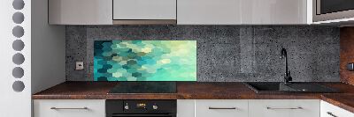 Pannello paraschizzi cucina con motivo a sfondo astratto