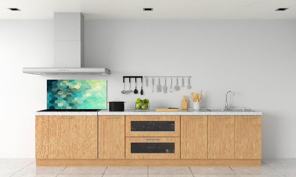 Pannello paraschizzi cucina con motivo a sfondo astratto