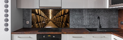 Rivestimento parete cucina con finitura Cantina Porto