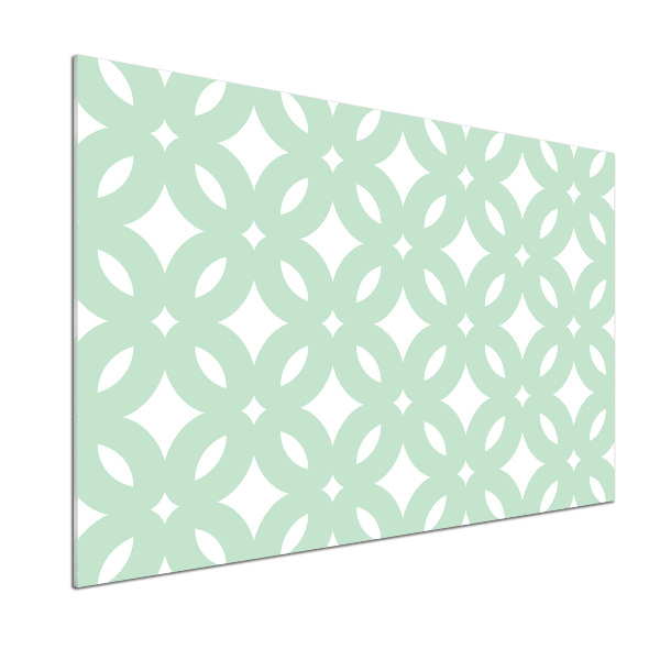 Rivestimento parete cucina con motivo geometrico