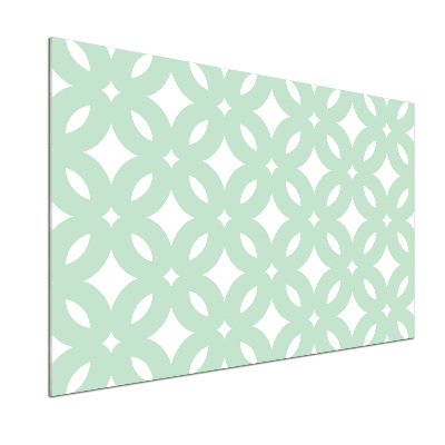 Rivestimento parete cucina con motivo geometrico