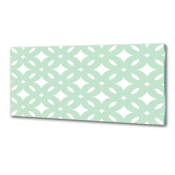 Rivestimento parete cucina con motivo geometrico