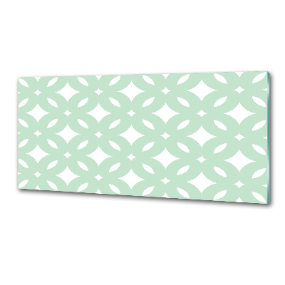 Rivestimento parete cucina con motivo geometrico