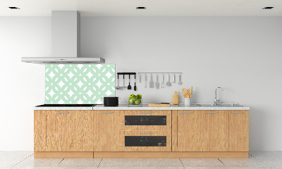 Rivestimento parete cucina con motivo geometrico
