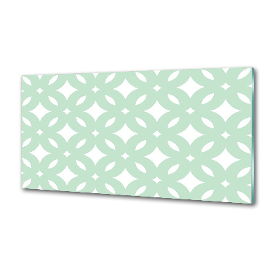 Rivestimento parete cucina con motivo geometrico