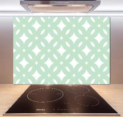 Rivestimento parete cucina con motivo geometrico