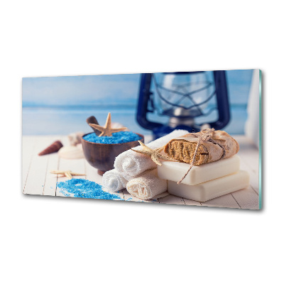 Pannello paraschizzi cucina con rivestimento per rigenerazione biologica