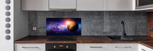 Pannello paraschizzi cucina con motivo Nebulosa