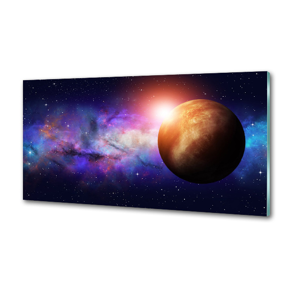 Pannello paraschizzi cucina con motivo Nebulosa