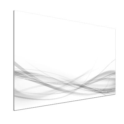 Rivestimento parete cucina con motivo a onde astratte