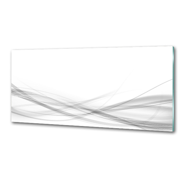 Rivestimento parete cucina con motivo a onde astratte