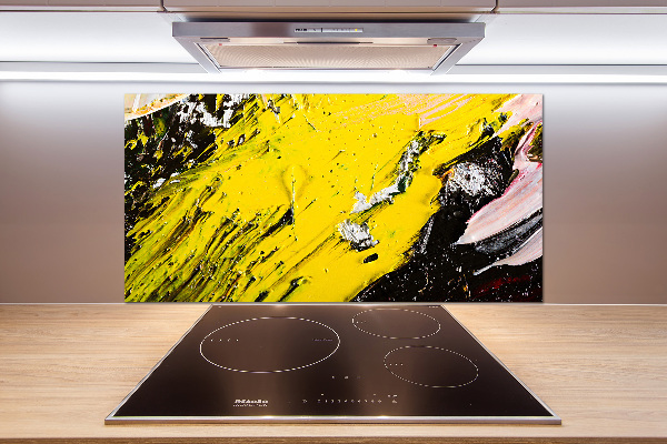 Pannello retrocucina con motivo a trama astratta