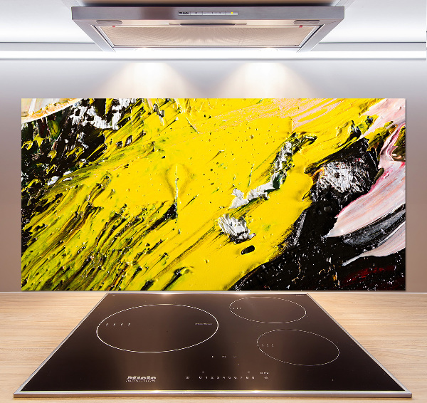 Pannello retrocucina con motivo a trama astratta