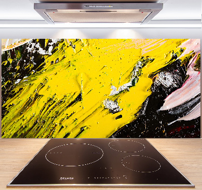 Pannello retrocucina con motivo a trama astratta